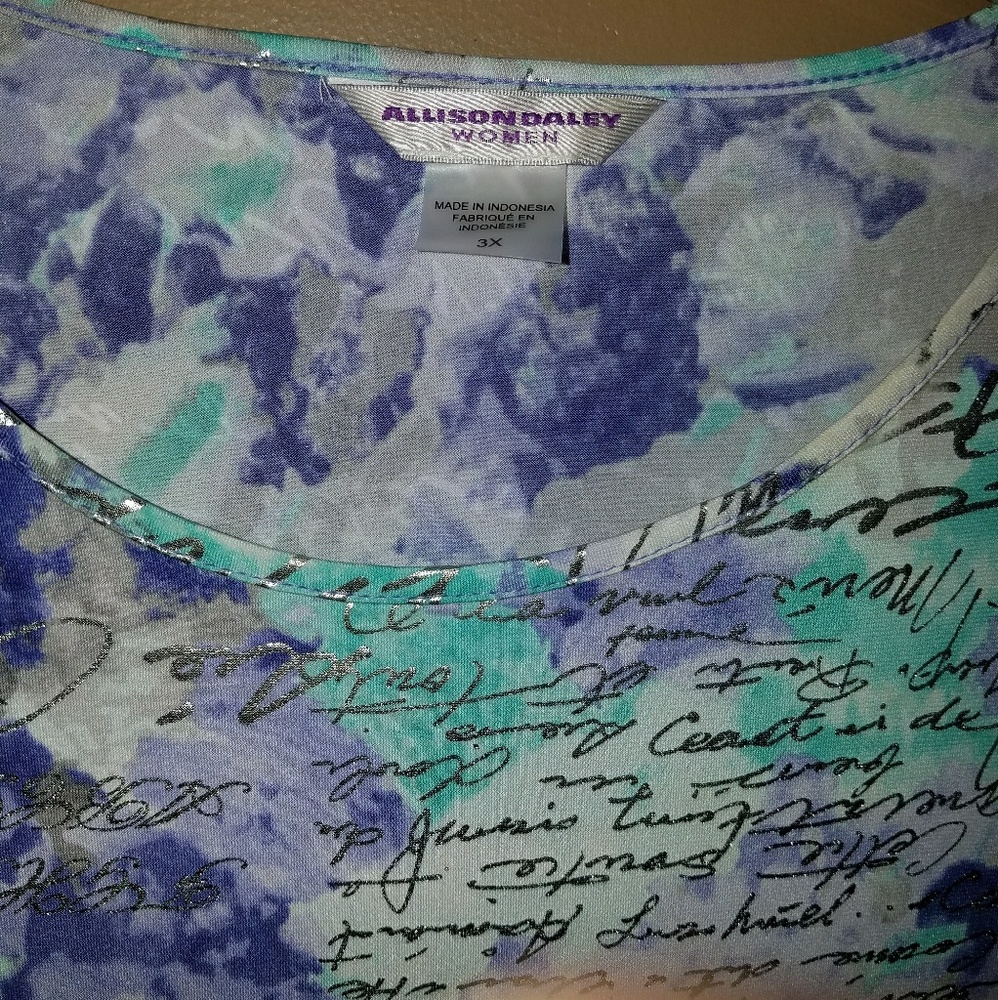 Allison Daley Women's Blouse Size 3X๐ฅ๐ฅ๐ฅ - Picture 6 of 8